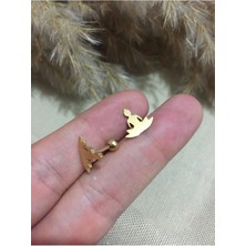 Jaida Moda 316L Cerrahi Çelik Gold Shiva Figürlü Tragus, Kıkırdak, Helix 6mm Piercing