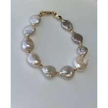 Eyla Collection Gerçek Barok İnci Bileklik