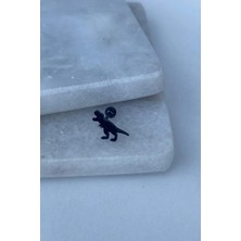 Jaida Moda Unisex Cerrahi Çelik Dinazor Figürlü Tragus Helix Piercing