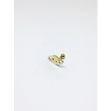 Jaida Moda 316L Cerrahi Çelik Satürn Figürlü Tragus, Kıkırdak, Helix 6mm Piercing