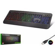 Hadron HDX2607 Ledli̇ Kablolu Q Klavye