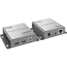 Maxdora Inca IEX-120 HDMI 4K@30Hz 120MT Kvm Network Extender 4K@30Hz (Cat-5e-Cat-6 Kablo Uzunluğu)