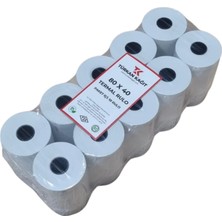 RULORULO 80X40 Termal Rulo Yazar Kasa Adisyon Rulosu 1 Paket 10 Adet Bpa Free Tse Belgeli