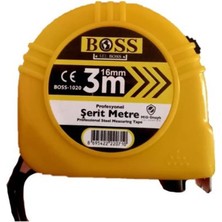 Cash Dukkan Boss Şerit Metre 16MM 3 Metre