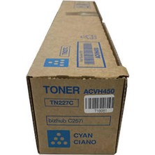 Dukkanıum Konica Minolta TN-227C Cyan Mavi Orjinal Fotokopi Toneri Bizhup C257I 24.000 Sayfa