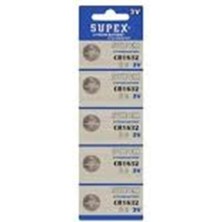 CT Stones Supex CR1632-C5 3V Lityum Düğme Pil 5'li Paket