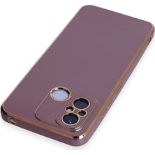 No35 Newface Xiaomi Redmi 12C Kılıf Volet Silikon - Mor