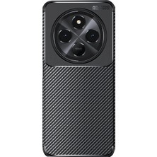 xirshop Xiaomi Redmi 14C Kılıf Auto Focus Karbon Kapak - Siyah