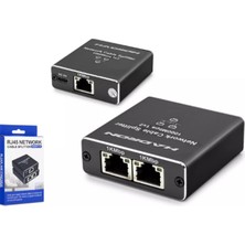 Zemira Hadron HDX1347 100MT Network Splitter Gigabit RJ45 1000MBPS 1-In 2-Out Siyah