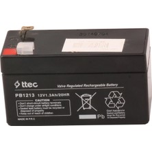 AK-SA-STR Ttec 12V 1.3AH Bakımsız Kuru Akü