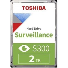 CT Stones Toshiba 2tb HDWT720UZSVA S300 5400 Sata3 128M 7-24 Güvenlik Harddisk
