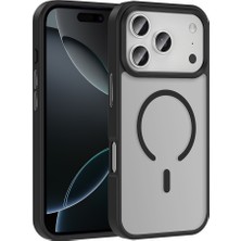 Apple iPhone 17 Pro Kılıf M-Safe Şarj Özellikli Mat Arka Yüzey Zore Sio Kapak