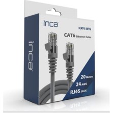 Paxteks Inca ICAT6-02TG 2 Metre Gri Kablo