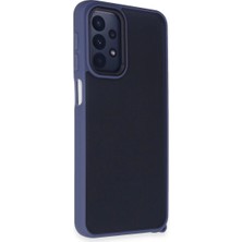 xirshop Samsung Galaxy A23 4g Kılıf Elegant Kapak - Açık Mavi