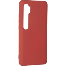 No35 Newface Xiaomi Mi Note 10 Lite Kılıf Nano Içi Kadife Silikon - Kiremit