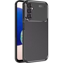 No35 Newface Samsung Galaxy A05S Kılıf Auto Focus Karbon Kapak - Siyah