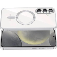 No35 Newface Samsung Galaxy S26 Kross Magneticsafe Kapak - Gümüş