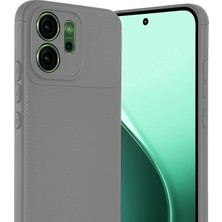 No35 Newface Oppo Reno 14 Auto Focus Karbon Kapak - Gri