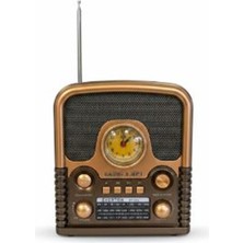 MK Beykoz Everton RT-743 Bluetooth Fm-Usb-Tf-Aux Şarjlı Nostaljik Radyo