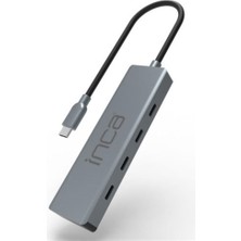 Inca İnca İtpt-4Tx 4 Port Type-C 3.1 Veri İle3.1 10 Gbps Type-C Çoklayıcı Kablo Uzunluğu 15Cm