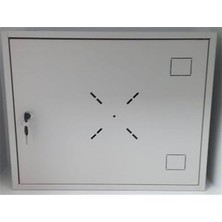 Uslucan Alışveriş Acil Pano 19" 1u Dvr Pano - Box Rack Kabinet ve Monitör Koruma Kutusu (500X400X150)