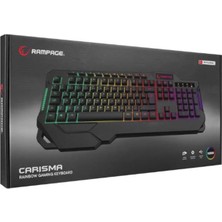Paxteks Rampage KB-R46 Carisma USB Rainbow Aydınlatmalı Q Gaming Oyuncu Klavye