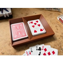 Genç 3D Iskambil Kağıdı Düzenleyici Tepsi | Playing Card Tray | Oyun Kartı Tutucu ve Istifleme Standı