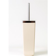 Feyza Design Şık Bej Tuvalet Fırçası, Pratik ve Temiz Kullanım Için Tasarlandı