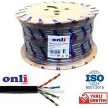 No35 Onli ON-6006 U-Utp 23 Awg Cca-Pe Outdoor 500 Metre Cat6 Kablo