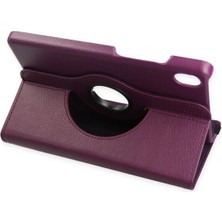 No35 Newface Huawei Matepad Se 11 Kılıf 360 Tablet Deri Kılıf - Mürdüm