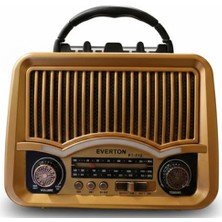 Everton RT-772 Bluetooth Usb-Micro Sd Nostaljik Radyo