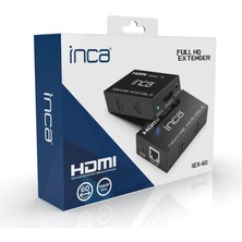 Zemira Inca Iex-60 CAT5E-CAT6 60MT Full Hd 1080P 3D HDMI Extender (Bant Hızı 1.65GBPS)