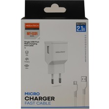 Zemira Megatech- EC01 2.1A Ev Şarj+ Micro Kablo Hızlı Şarj