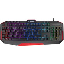 Rory Rampage Kb-Rx7 Alpor Pro Siyah USB Rgb Aydınlatmalı Q Gaming Oyuncu Klavyesi