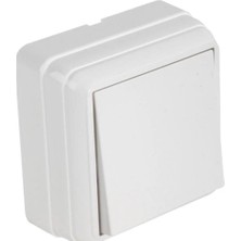 Negok Mutlusan Bron Sıva Üstü Anahtar Beyaz ( 2160 301 0201)