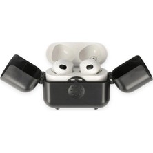 No35 Newface Airpods 3 (3.nesil) Basmalı Kılıf - Siyah