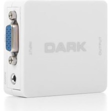 Cash Dukkan Dark Dk-Hd-Avgaxhdmi VGA To HDMI Aktif Dönüştürücü