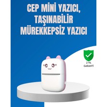 No35 Mini Bluetooth Termal Yazıcı 1200MAH Şarjlı Taşınabilir