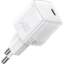 Negok Baseus CCXF000302 30W Usb-C Beyaz Şarj Adaptörü