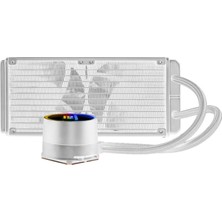 Negok Powerboost Deep 240W Argb Fanlı 240MM (LGA1700-AM4-AM5) Uyumlu Sıvı Soğutma Sistemi (Beyaz)