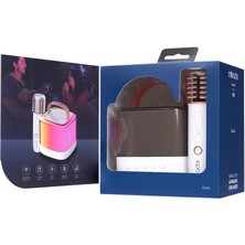 AK-SA-STR Mikado MD-16BT Favorite Beyaz Tf Kart Destekli Bluetooth Wireless Karaoke Mikrofonlu 1200MAH Speake