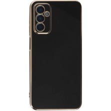 xirshop Samsung Galaxy A04S Kılıf Volet Silikon - Siyah