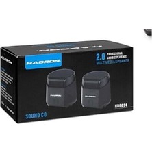 MK Beykoz Hadron HD6024 Speaker Pc Siyah 8.5-9-9 cm