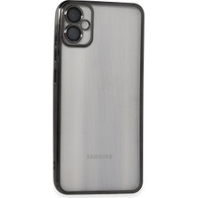 xirshop Samsung Galaxy A05 Kılıf Razer Lensli Silikon - Siyah
