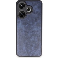 xirshop Xiaomi Redmi 13 4g Kılıf Aras Deri Kapak - Lacivert