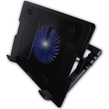 Negok Inca INC-343FXS Siyah Sessiz USB Stand Ayarlı Notebook Soğutucu
