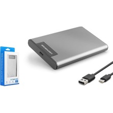 Paxteks Hadron HDX1782 2.5" HDD Kutu Type-C3.1 Alüminyum Rgb