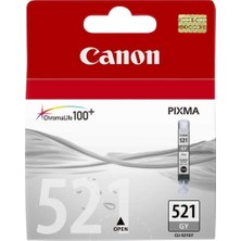 Zemira Canon CLI-521GY Grey Gri Mürekkep Kartuş MP260-540-550-620