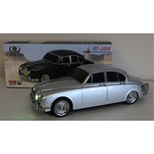 Stylmenplus Everton RT-1958 Gümüş (Silver) Arabalı Bluetooth Fm-Usb-Tf-Aux Şarjlı Nostaljik Radyo