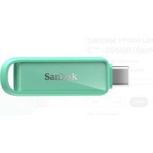 Stylmenplus Sandisk SDIXS0N-256G-GN6NQ 256GB Phone Drive With USB-C-128GB (Seafoam Green) Flash Bellek